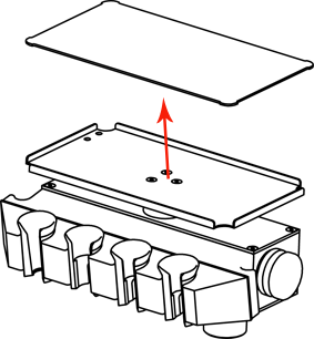 Auflage Assistenzelement, weiss, 265x150x2